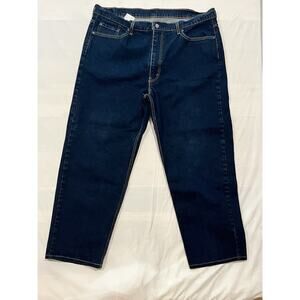 Levi’s 550 Relaxed Fit Jeans Mens 44x32 Dark Wash Denim Straight Leg